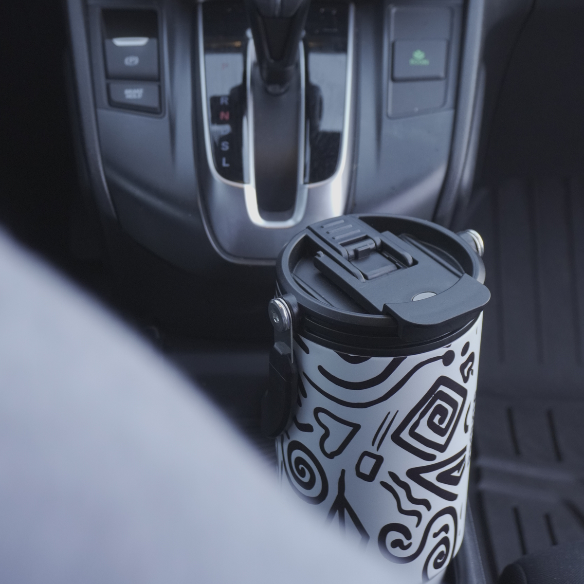 Spark Pattern Flip Straw Lid Chug and Sip Tumbler | 40 OZ